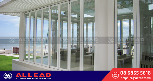 cửa nhôm kính tại hải phòng do allead thi công