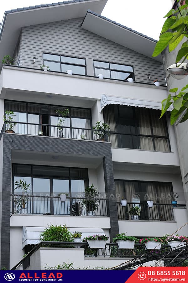  mẫu cửa nhôm màu xám ghi đẹp của allead