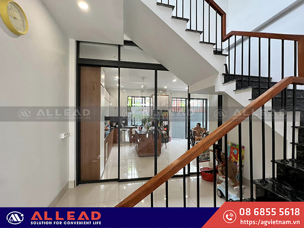 cửa nhôm lùa 4 cánh đẹp