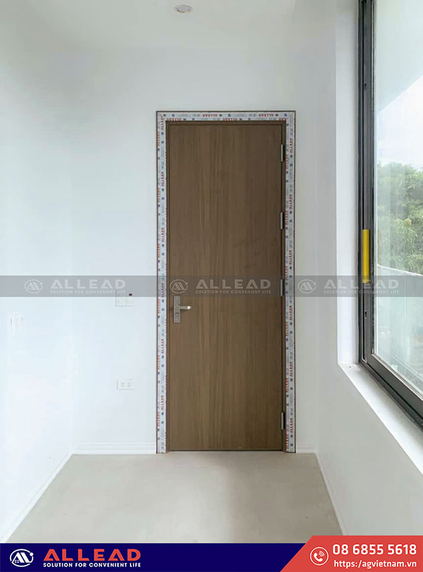 cửa nhôm tấm tổ ong allead