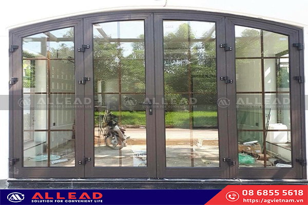 mẫu cửa nhôm xingfa kính cường lực đẹp nhất