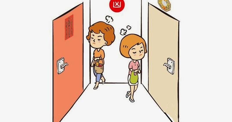 phong thủy cửa phòng ngủ đối diện nhau