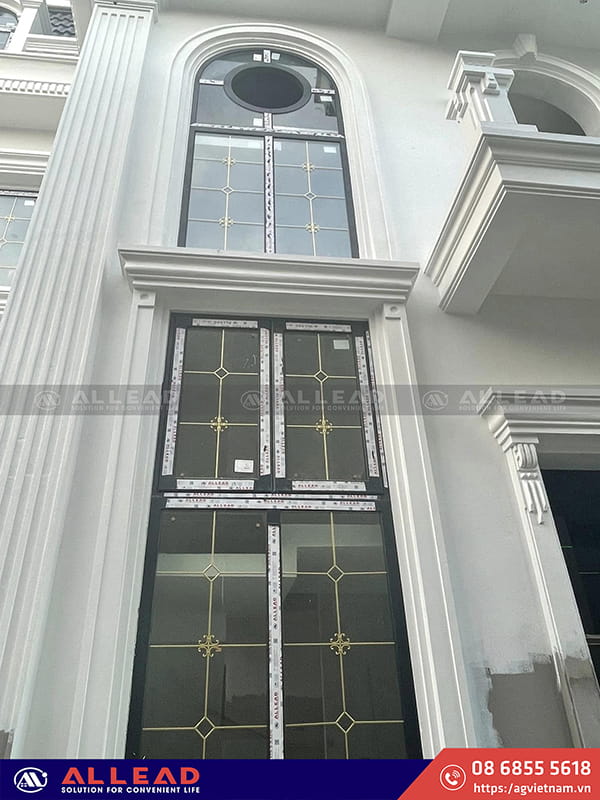 cửa sổ nhôm kính 2 cánh