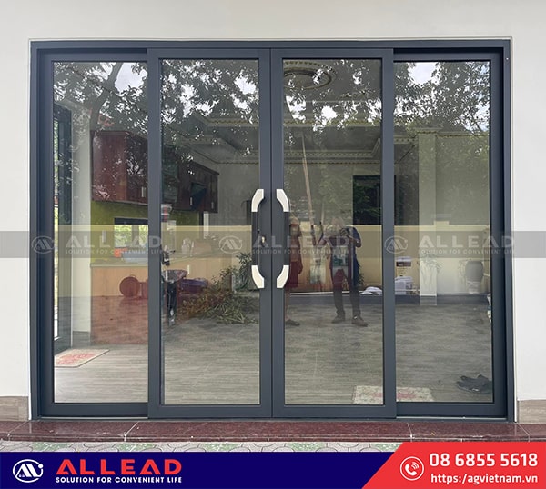 cửa ags100  trượt quay đẹp của allead