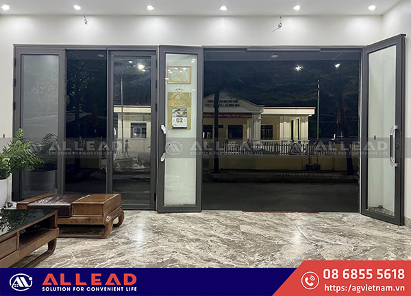  mẫu cửa nhôm màu cafe đẹp của allead