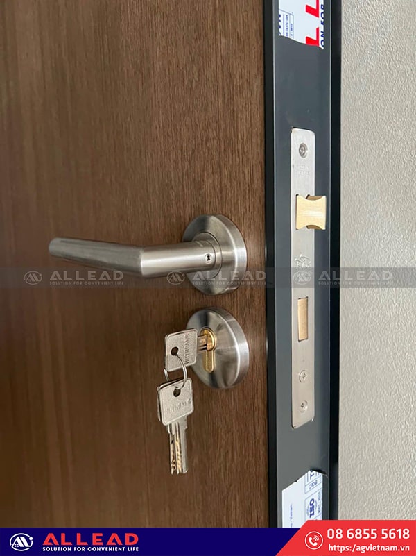 khóa cửa nhôm kính tay gạt