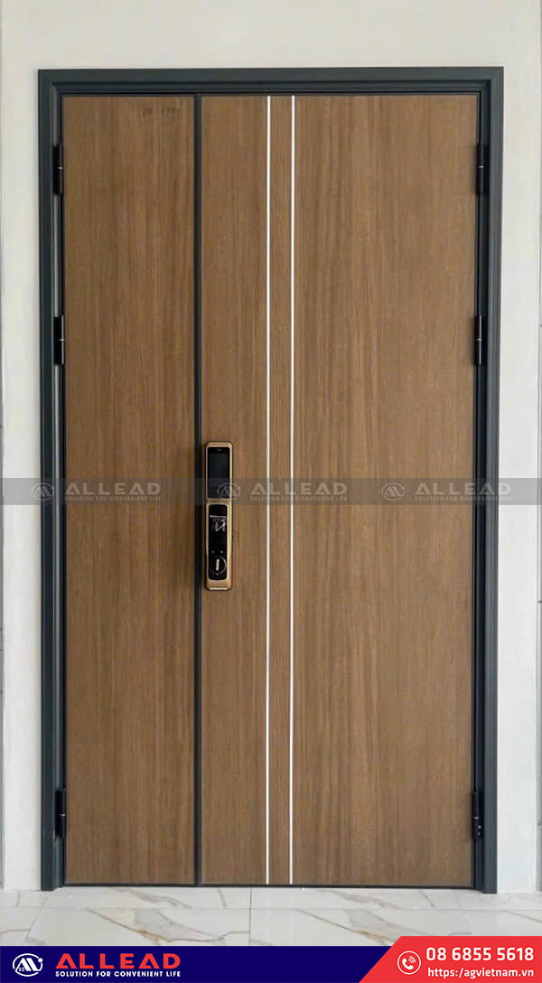 cửa composite 2 cánh đẹp của allead