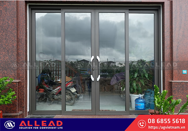 cửa đi chính trượt quay ags100