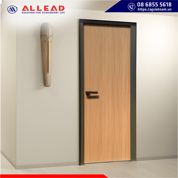 cửa đi nhà cấp 4 nhôm kính đẹp