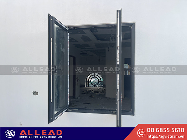 Cửa Nhôm 2 Cánh Hệ 55 Đẹp Nhất của allead