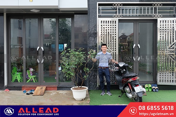  mẫu cửa nhôm màu xám ghi được yêu thích