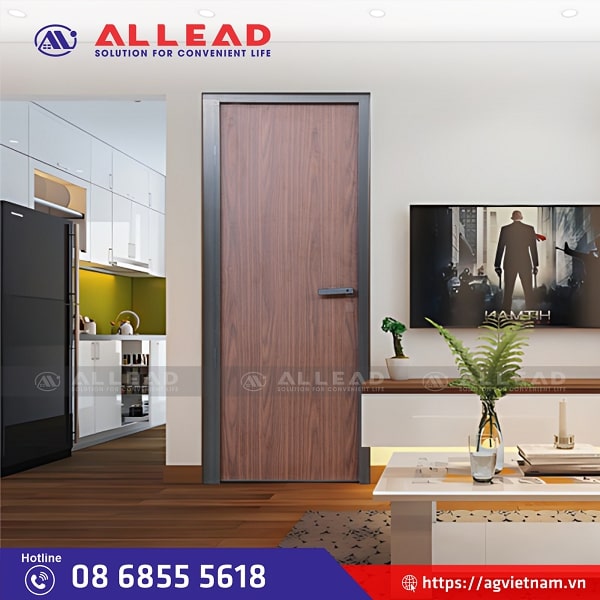 mẫu cửa nhôm vân gỗ đẹp nhất