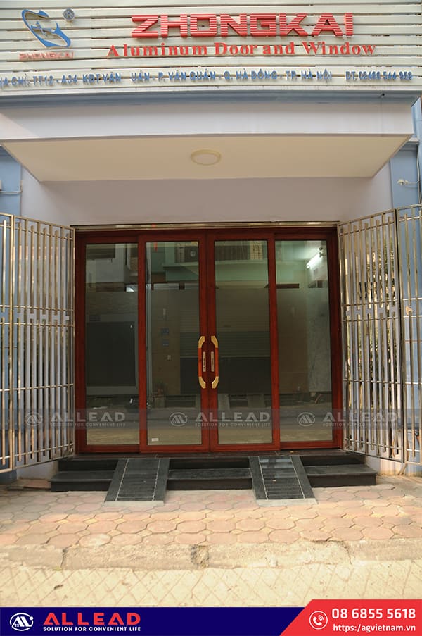 mẫu cửa nhôm trượt quay đẹp nhất hiện nay