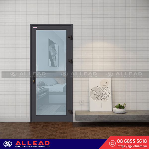 mẫu cửa phòng ngủ hệ xingfa đẹp của allead