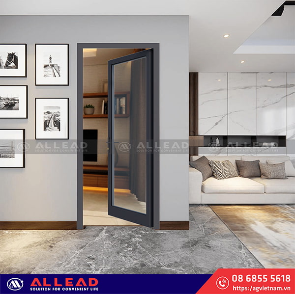 cửa phòng ngủ nhôm xingfa đẹp nhất allead