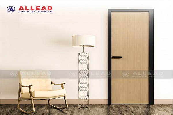 cửa phòng ngủ nhôm giả gỗ đẹp nhất của allead