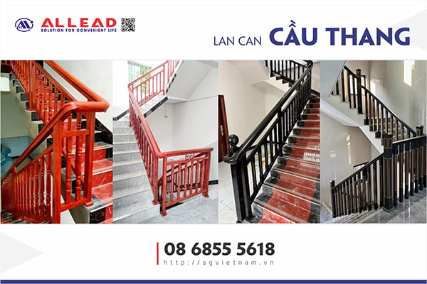 lan can cầu thang nhôm đẹp nhất