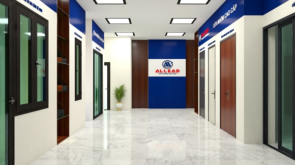 Showroom cửa nhôm kính Allead