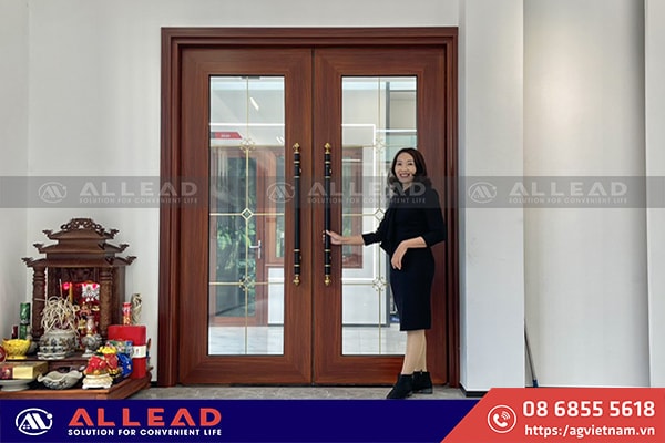 99+ Mẫu Cửa Chính 2 Cánh Nhôm Kính Đẹp Mê Ly