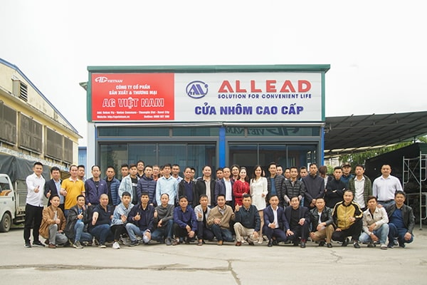 AG VIỆT NAM CHÀO ĐÓN QUÝ KHÁCH HÀNG THAM QUAN NHÀ MÁY SẢN XUẤT CỬA NHÔM CAO CẤP ALLEAD 2024