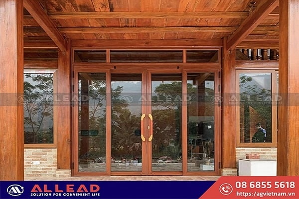 99+ Mẫu Cửa Nhôm Màu Gỗ Đẹp Nhất Hiện Nay