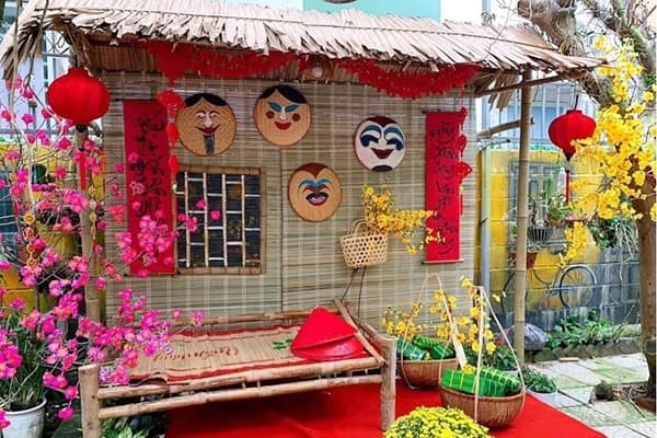 10 Cách Trang Trí Tết Bằng Mành Tre Độc Đáo và Đậm Chất Truyền Thống