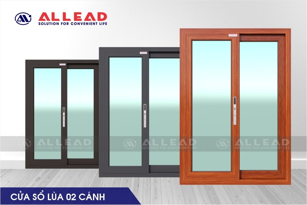 Cửa sổ lùa 2 cánh hệ AG45