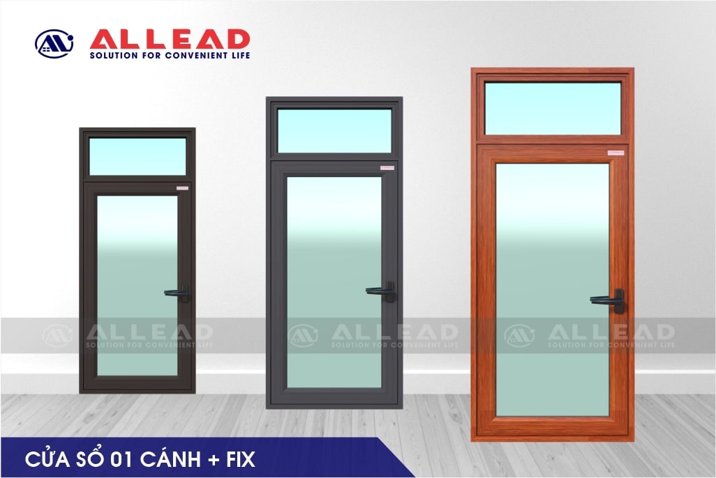 Cửa sổ 1 cánh ô FIX hệ AG55