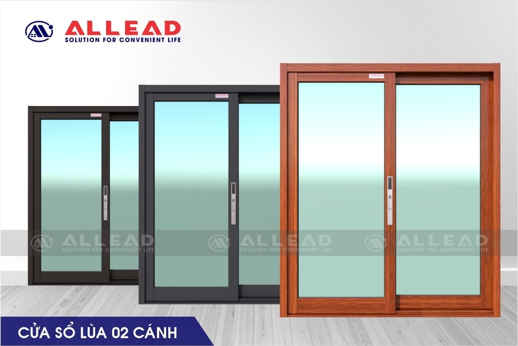 Cửa sổ lùa 2 cánh hệ ZK55
