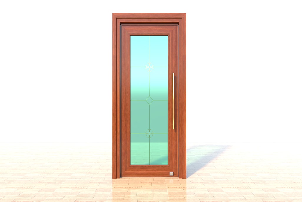 Cửa nhôm thủy lực 1 cánh