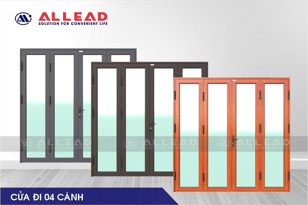 Cửa đi 4 cánh hệ BO55