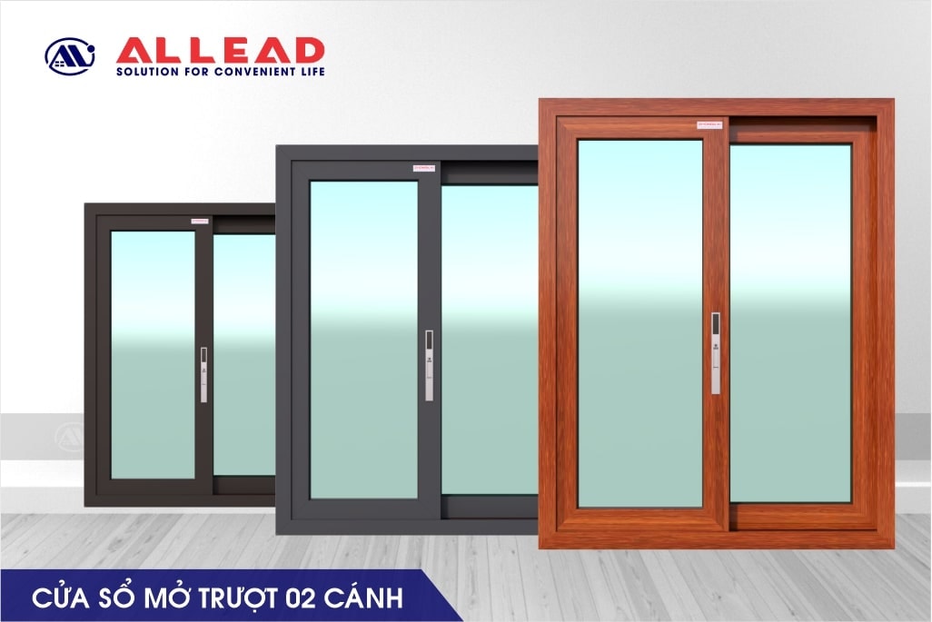 Cửa sổ mở trượt 2 cánh hệ SLIDE90